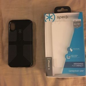Black iPhone X phone case NEW